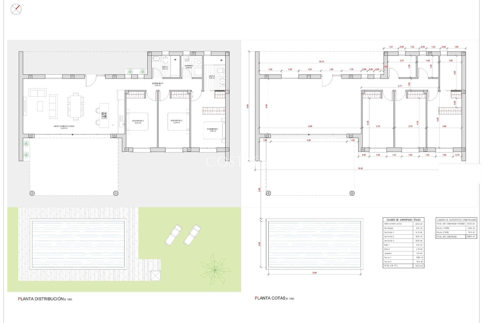 Nowy budynek - Willa -
Pinoso - Campo