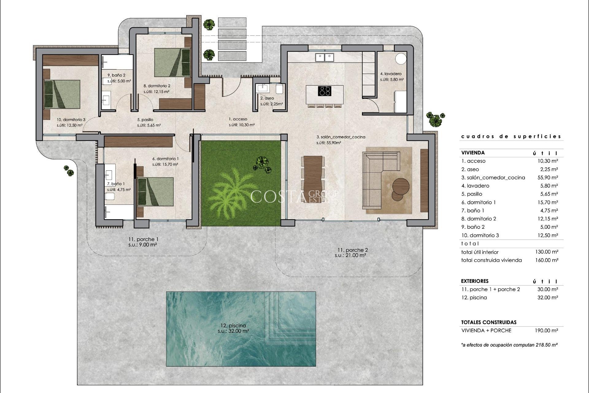 Nowy budynek - Willa -
Pinoso - Lel