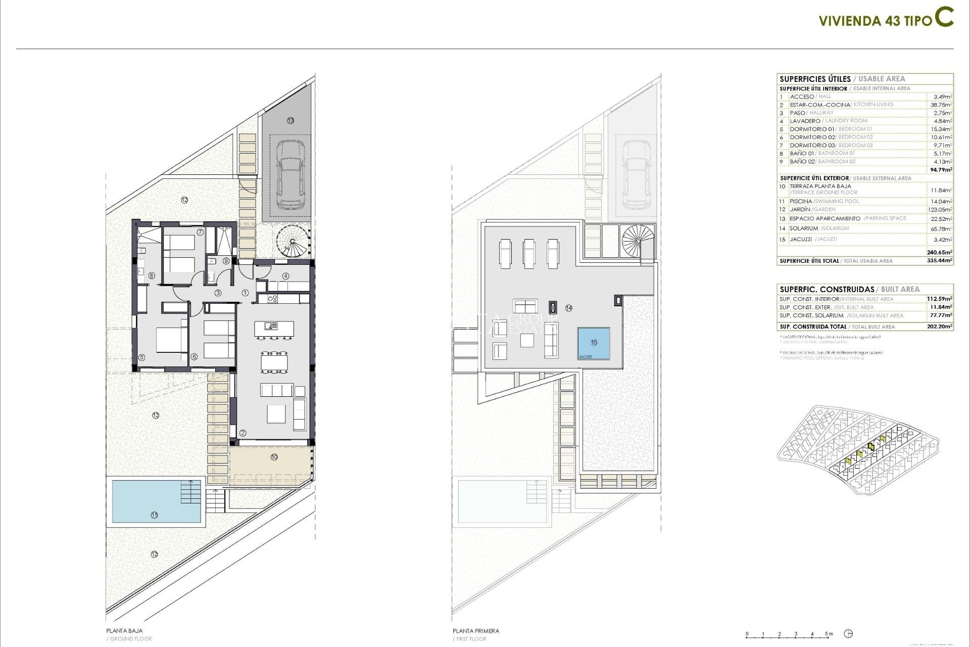 Nowy budynek - Willa -
Polop - PAU 1