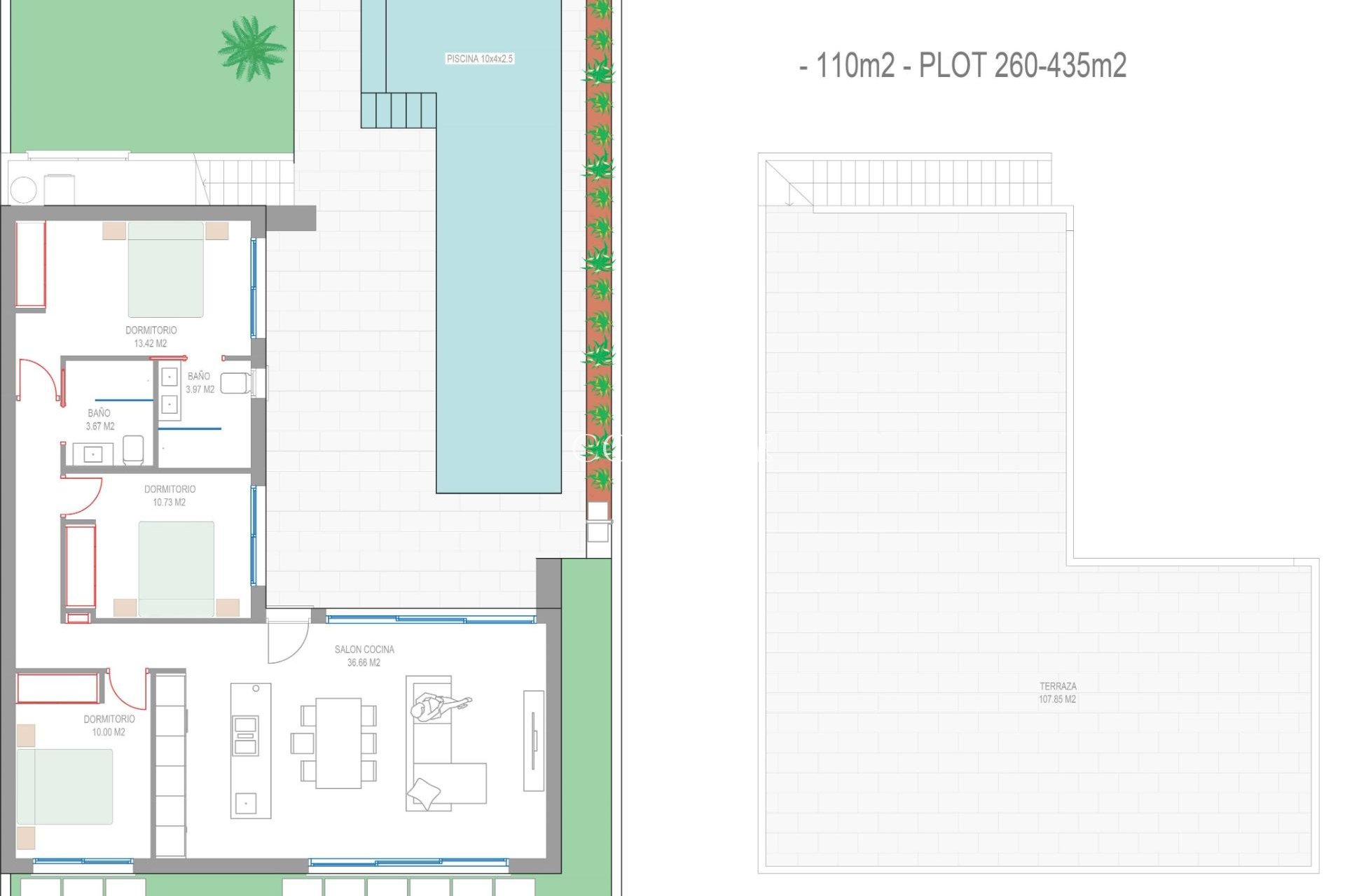 Nowy budynek - Willa -
San Javier - Parque del doce