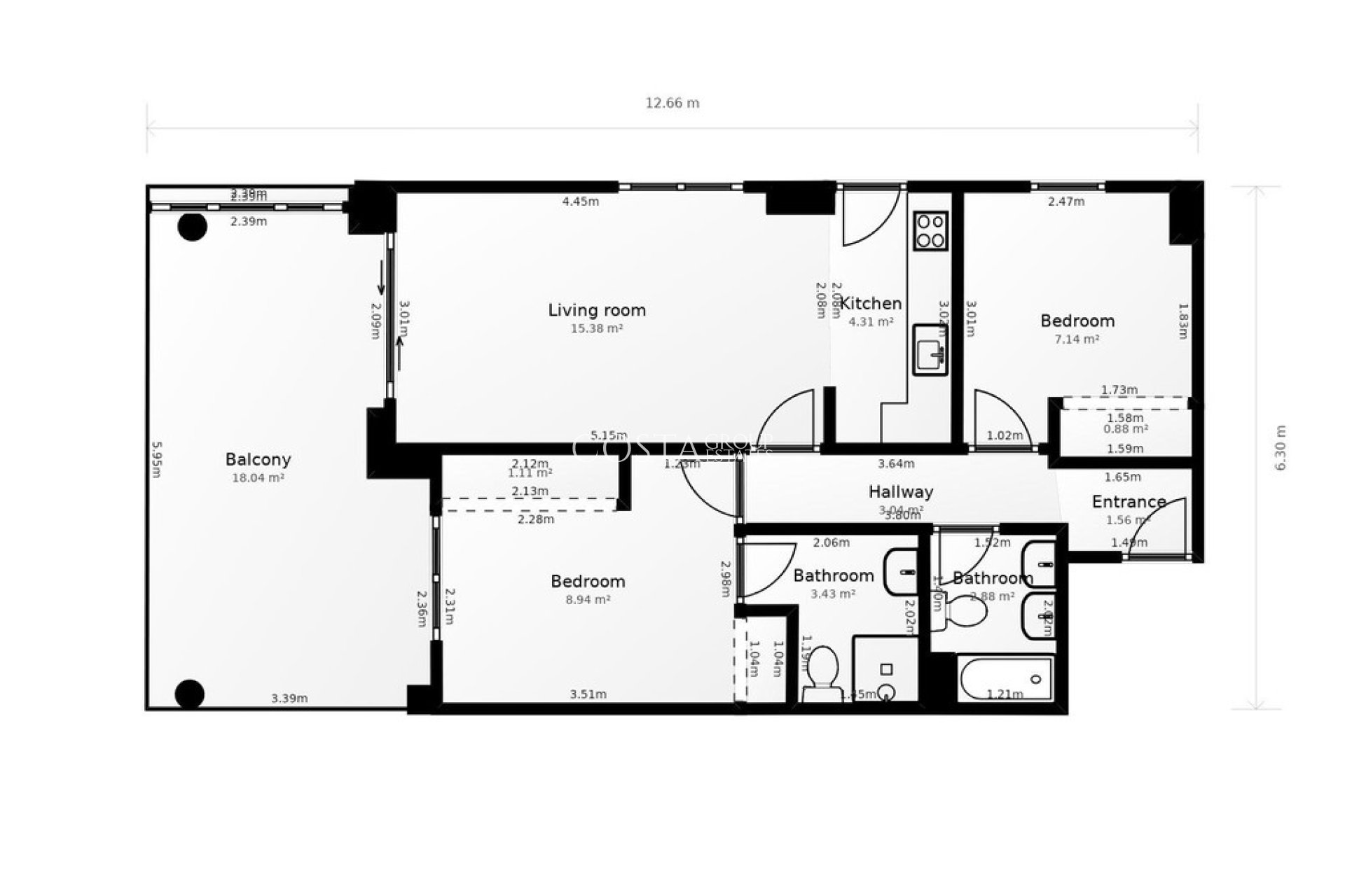 Wiederverkauf - Apartments -
Calpe - Calpe Centro