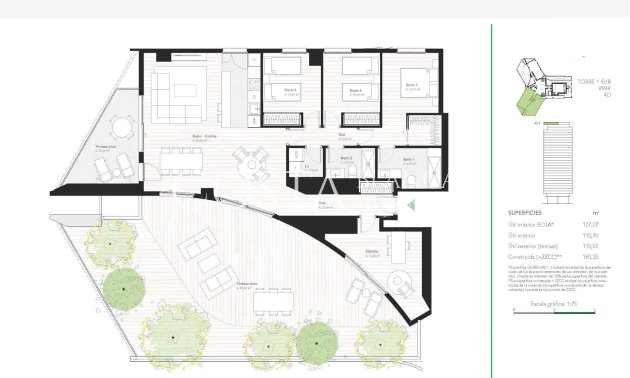 Nieuwbouw Woningen - Appartement -
Málaga - Centro