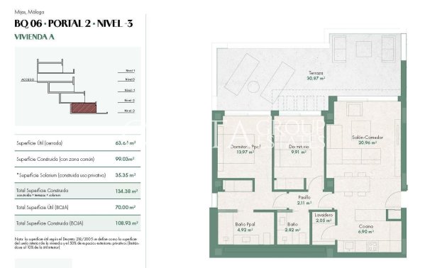 New Build - Ground floor apartment -
Mijas - La Noria Golf