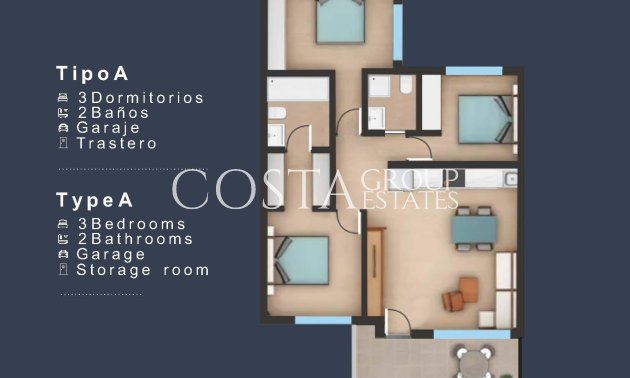New Build - Top Floor Bungalow -
San Pedro del Pinatar - Los Pinos