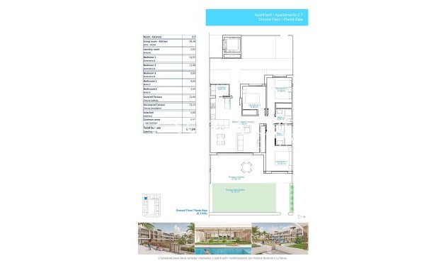 New Build - Ground floor apartment -
Pilar de la Horadada - Playa de las Higuericas