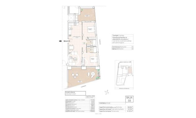 New Build - Ground floor apartment -
Hondón de las Nieves - Pueblo
