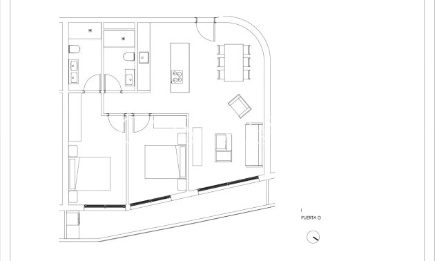 New Build - Ground floor apartment -
Calpe - Arenal Bol