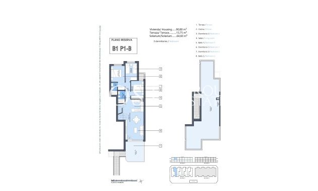 New Build - Top Floor Bungalow -
Dolores - Sector 3