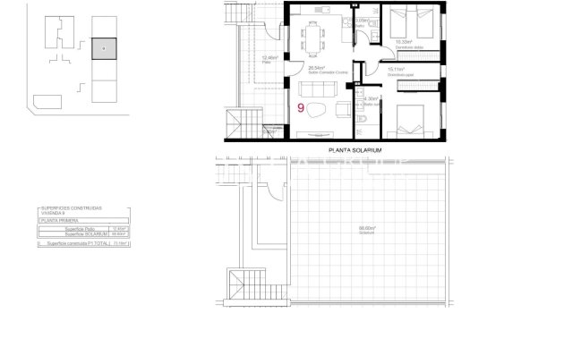 New Build - Top Floor Bungalow -
Pilar de la Horadada - pueblo