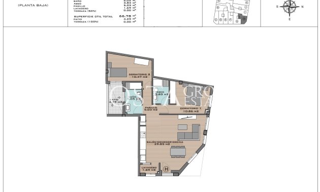 Nieuwbouw Woningen - Ground floor apartment -
Algorfa - Pueblo