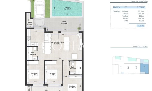 New Build - Ground Floor Bungalow -
San Pedro del Pinatar - Las Esperanzas