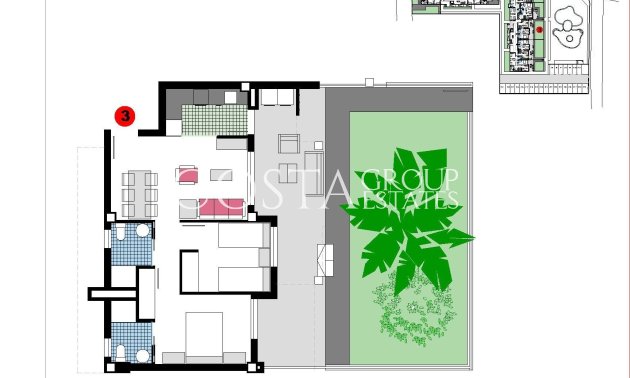 New Build - Ground floor apartment -
Denia - Las Marinas km 2.5