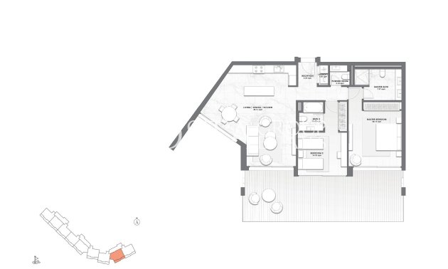 New Build - Ground floor apartment -
Casares - Finca Cortesín
