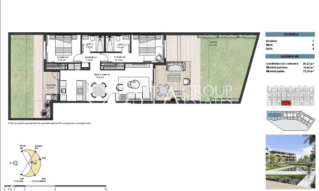 New Build - Ground floor apartment -
Torre Pacheco - Santa Rosalia Lake And Life Resort