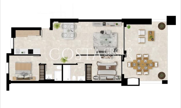 New Build - Ground floor apartment -
Casares - Casares Playa