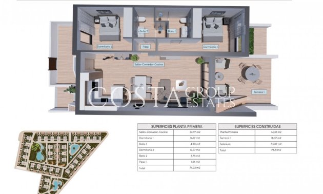 New Build - Top Floor Bungalow -
Torrevieja - Los Balcones
