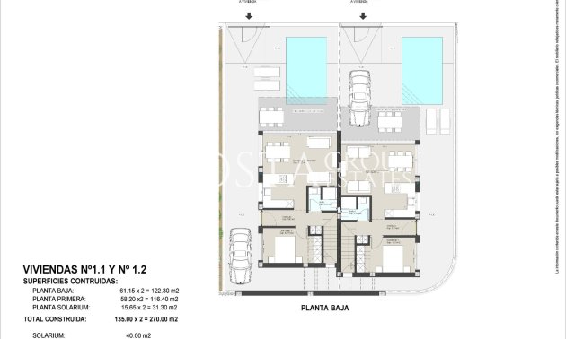 Nouvelle construction - Semidetached -
Pilar de la Horadada - Las Higuericas