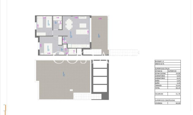 Nieuwbouw Woningen - Top Floor Bungalow -
Pilar de la Horadada - pueblo