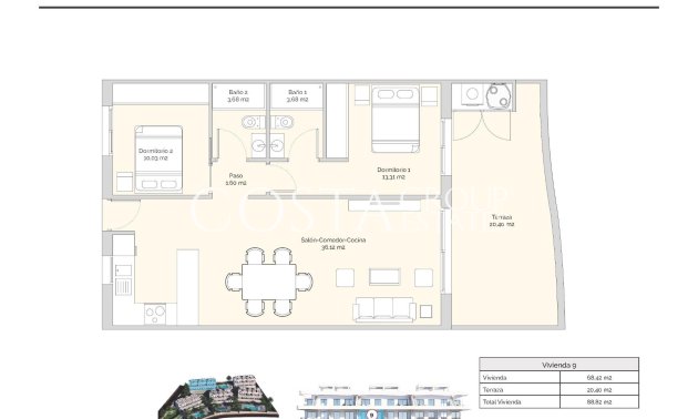 Nieuwbouw Woningen - Appartement -
Finestrat - Puig Campana Golf