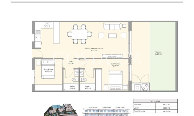 Nieuwbouw Woningen - Ground floor apartment -
Finestrat - Puig Campana Golf