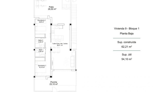 Nieuwbouw Woningen - Appartement -
Orihuela Costa - PAU 26