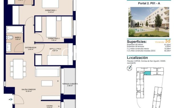 Nieuwbouw Woningen - Apartments -
Alicante - San Agustín