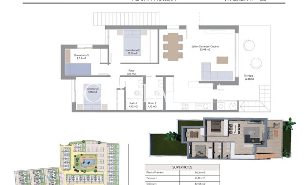 Nieuwbouw Woningen - Appartement -
Finestrat - Finestrat Hills