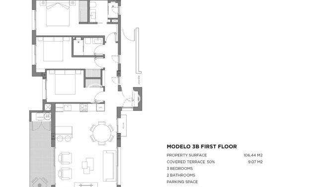Neue Gebäude - Apartments -
Los Alcazares - Parque Diana