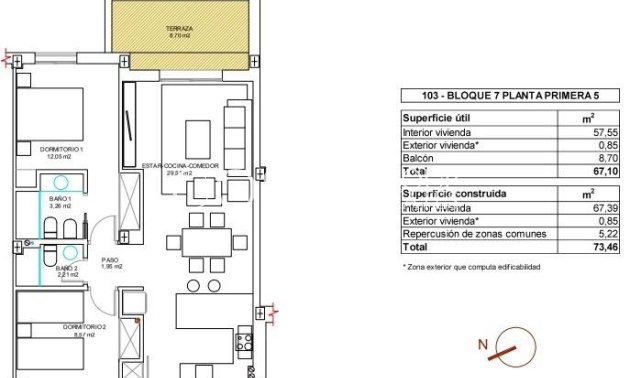 Nieuwbouw Woningen - Apartments -
Vera - El Playazo