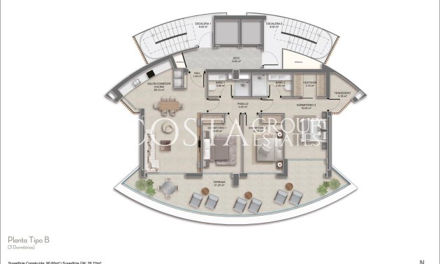 Nieuwbouw Woningen - Apartments -
Calpe - Playa Cantal Roig