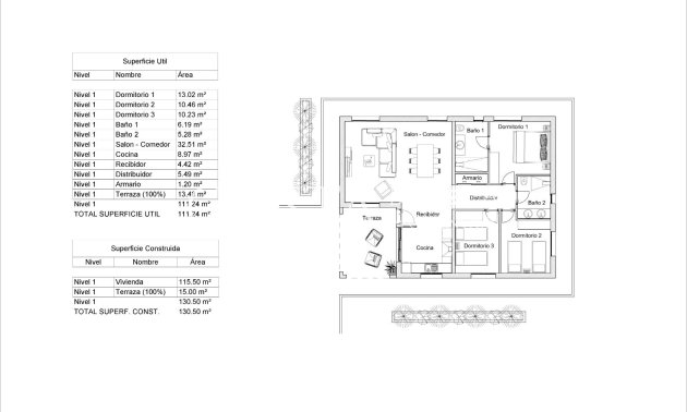 Nieuwbouw Woningen - Villa -
Pinoso - Lel