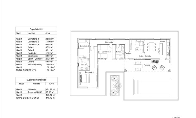 Nieuwbouw Woningen - Villa -
Pinoso - Lel