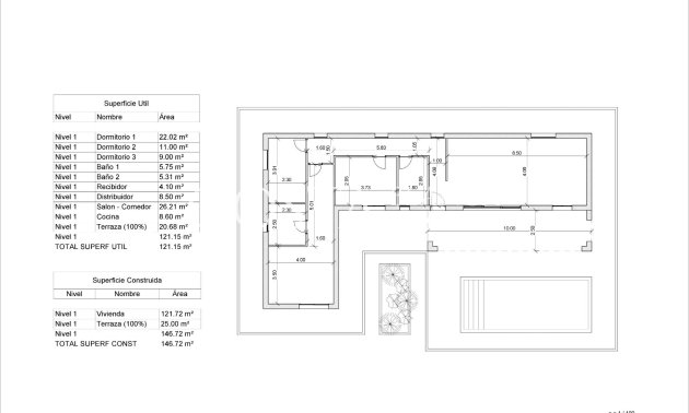 Nieuwbouw Woningen - Villa -
Pinoso - Lel