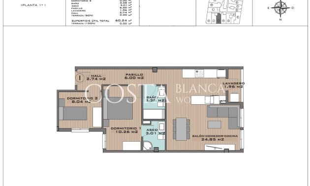 Nieuwbouw Woningen - Appartement -
Algorfa - Pueblo