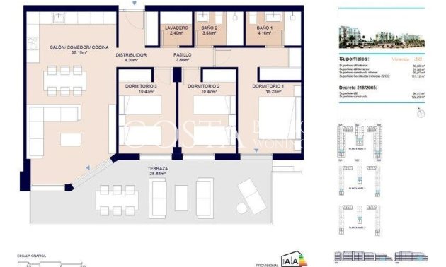 Nieuwbouw Woningen - Appartement -
Almerimar - 1ª Linea De Playa