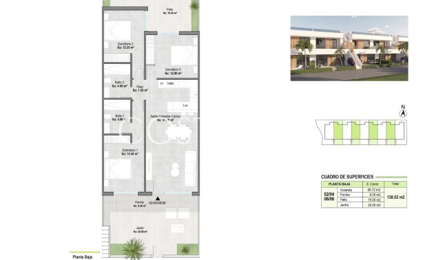 Nieuwbouw Woningen - Appartement -
Alhama De Murcia - Condado De Alhama