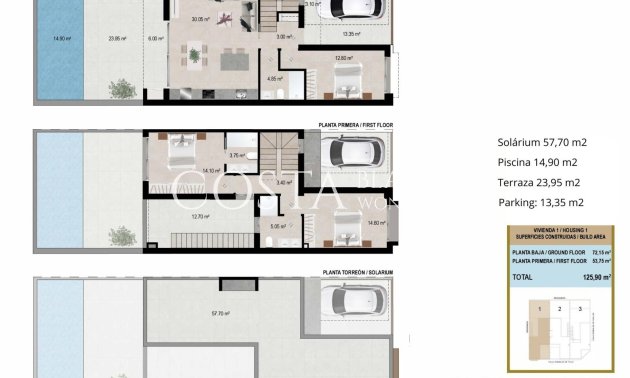 Nieuwbouw Woningen - Huis -
San Javier - pueblo